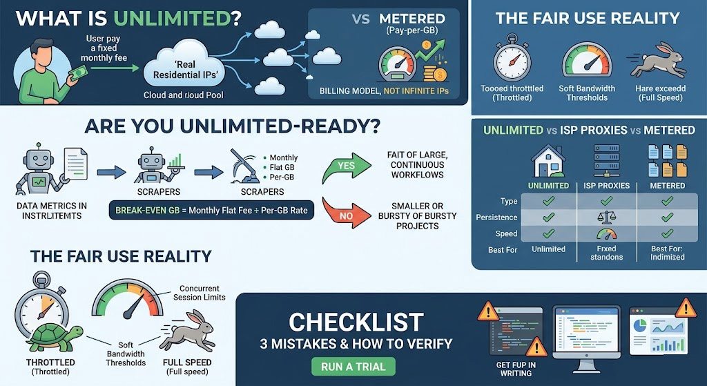 Unlimited Residential Proxies: What They Are and Who Actually Needs Them